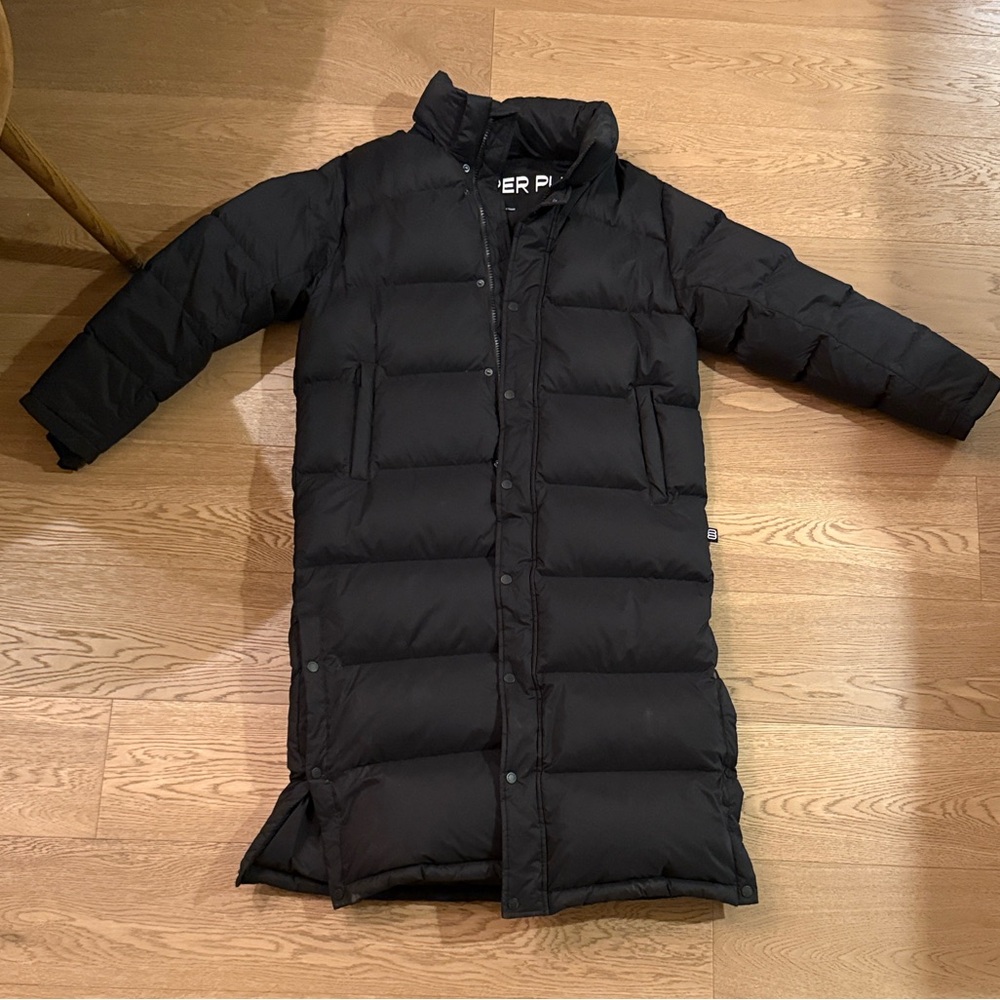 Aritzia Super Puff Long Coat Black